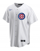 Men's Chicago Cubs Nike White Home Replica Custom Jersey