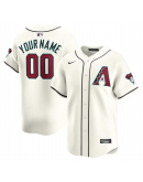 Men's Arizona Diamondbacks Nike White Home Limited Custom Jersey