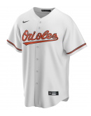 Men's Baltimore Orioles Nike White Home Replica Custom Jersey