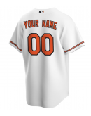 Men's Baltimore Orioles Nike White Home Replica Custom Jersey