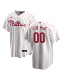 Men's Philadelphia Phillies Nike White Home Replica Custom Jersey