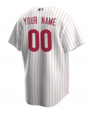 Men's Philadelphia Phillies Nike White Home Replica Custom Jersey