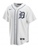 Men's Detroit Tigers Nike White Home Replica Custom Jersey