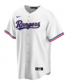 Men's Texas Rangers Nike White Home Replica Custom Jersey