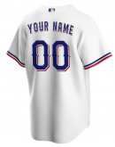 Men's Texas Rangers Nike White Home Replica Custom Jersey