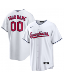 Men's Cleveland Guardians Nike White Replica Custom Jersey