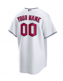 Men's Cleveland Guardians Nike White Replica Custom Jersey