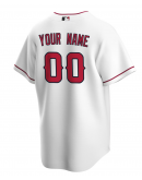 Men's Los Angeles Angels Nike White Home Replica Custom Jersey