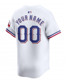 Men's Los Angeles Angels Nike White Home Replica Custom Jersey