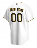 Men's Pittsburgh Pirates Nike Black Alternate Replica Custom Jersey