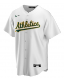 Men's Athletics Nike White Home Replica Custom Jersey