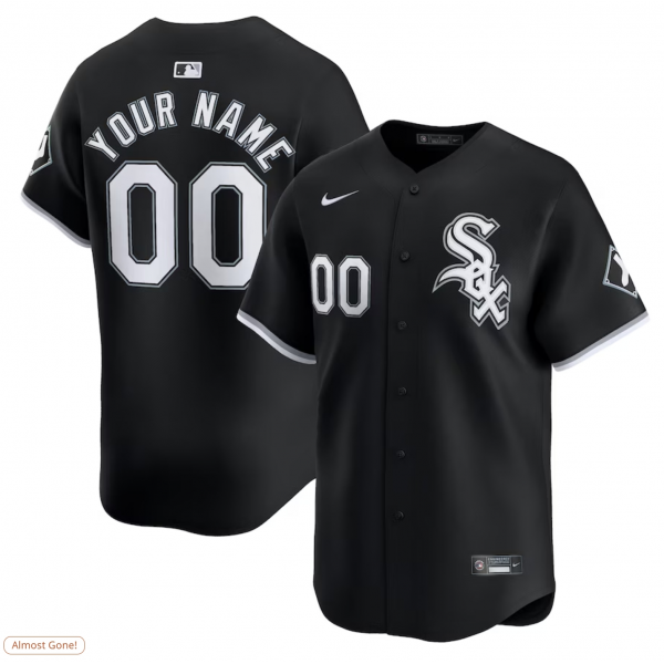 Men's Chicago White Sox Nike White Home Limited Custom Jersey