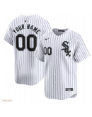 Men's Chicago White Sox Nike White Home Limited Custom Jersey