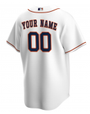 Men's Houston Astros Nike White Home Replica Custom Jersey