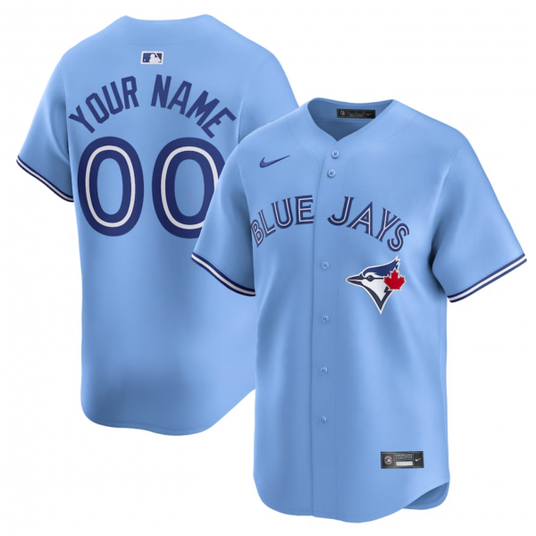 Men's Toronto Blue Jays Nike White Home Limited Custom Jersey