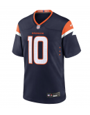 Men's Denver Broncos Bo Nix Nike Navy Alternate Game Jersey