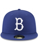 Men's Brooklyn Dodgers New Era Royal Cooperstown Collection Wool 59FIFTY Fitted Hat