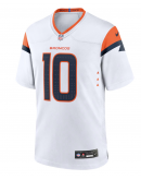 Men's Denver Broncos Bo Nix Nike White Game Jersey