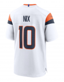 Men's Denver Broncos Bo Nix Nike White Game Jersey