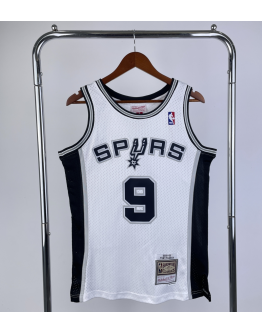 Men's San Antonio Spurs Tony Parker White 2002/03 Hardwood Classics Swingman Jersey