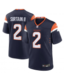 Men's Denver Broncos Patrick Surtain II Nike Navy Mile High Collection Alternate Game Jersey