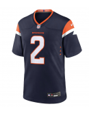 Men's Denver Broncos Patrick Surtain II Nike Navy Mile High Collection Alternate Game Jersey