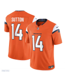 Men's Denver Broncos Courtland Sutton Nike White Mile High Collection Vapor F.U.S.E. Limited Jersey