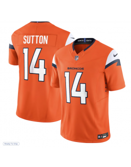 Men's Denver Broncos Courtland Sutton Nike White Mile High Collection Vapor F.U.S.E. Limited Jersey