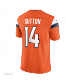 Men's Denver Broncos Courtland Sutton Nike White Mile High Collection Vapor F.U.S.E. Limited Jersey