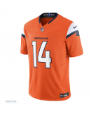 Men's Denver Broncos Courtland Sutton Nike White Mile High Collection Vapor F.U.S.E. Limited Jersey