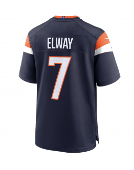 Men's Denver Broncos John Elway Nike Navy Mile High Collection Alternate Retired Player Game Jersey