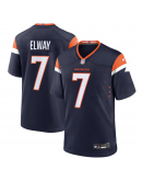 Men's Denver Broncos John Elway Nike Navy Mile High Collection Alternate Retired Player Game Jersey