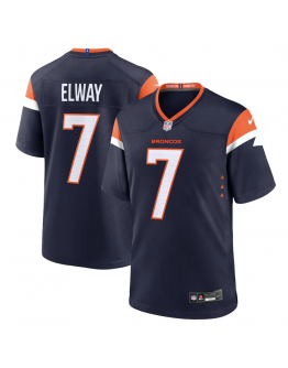 Men's Denver Broncos John Elway Nike Navy Mile High Collection Alternate Retired Player Game Jersey