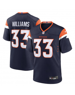 Men's Denver Broncos Javonte Williams Nike Navy Mile High Collection Alternate Game Jersey