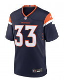 Men's Denver Broncos Javonte Williams Nike Navy Mile High Collection Alternate Game Jersey