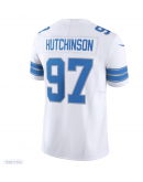 Men's Detroit Lions Aidan Hutchinson Nike White Vapor F.U.S.E. Limited Jersey