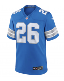 Men's Detroit Lions Jahmyr Gibbs Nike Blue Game Jersey