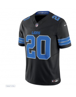 Men's Detroit Lions Barry Sanders Nike Black 2nd Alternate Vapor F.U.S.E. Limited Jersey