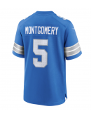 Men's Detroit Lions David Montgomery Nike Blue Game Jersey