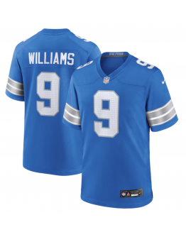 Men's Detroit Lions Jameson Williams Nike Blue Game Jersey