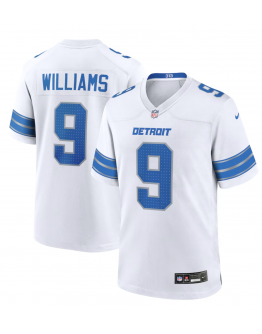 Men's Detroit Lions Jameson Williams Nike White White Game Jersey