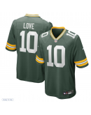 Men's Green Bay Packers Jordan Love Nike Green Player Game Jersey