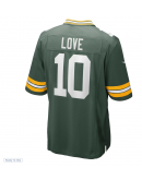 Men's Green Bay Packers Jordan Love Nike Green Player Game Jersey