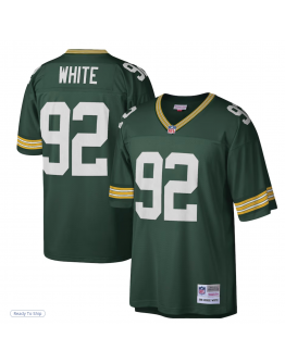 Men's Green Bay Packers Reggie White Mitchell & Ness Green Legacy Replica Jersey