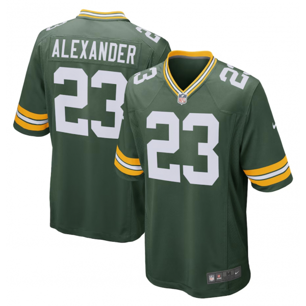 Men's Green Bay Packers Jaire Alexander Nike Green Game Jersey