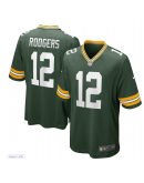 Men's Green Bay Packers Aaron Rodgers Nike Green Game Player Jersey