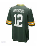 Men's Green Bay Packers Aaron Rodgers Nike Green Game Player Jersey