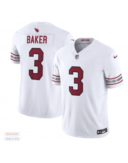 Men's Arizona Cardinals Budda Baker Nike White Vapor F.U.S.E. Limited Jersey