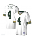 Men's Green Bay Packers Brett Favre Mitchell & Ness White Legacy Replica Jersey