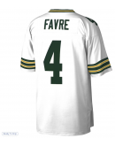 Men's Green Bay Packers Brett Favre Mitchell & Ness White Legacy Replica Jersey